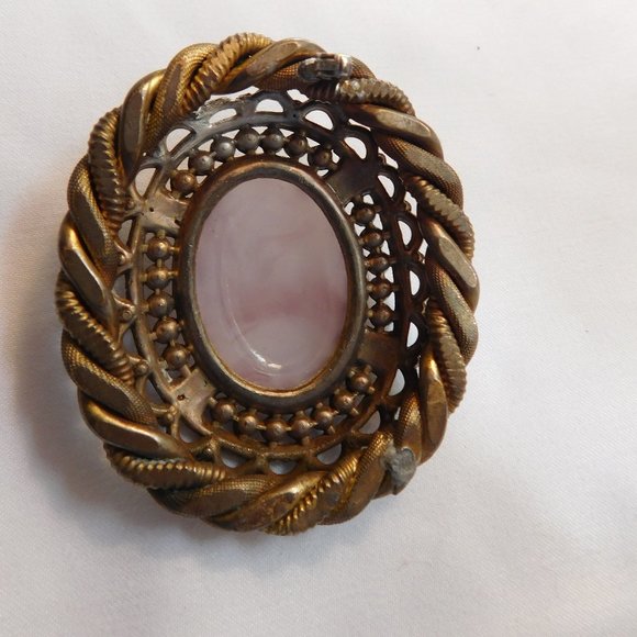 Vintage Marcasite Pin Brooch - Picture 2 of 9